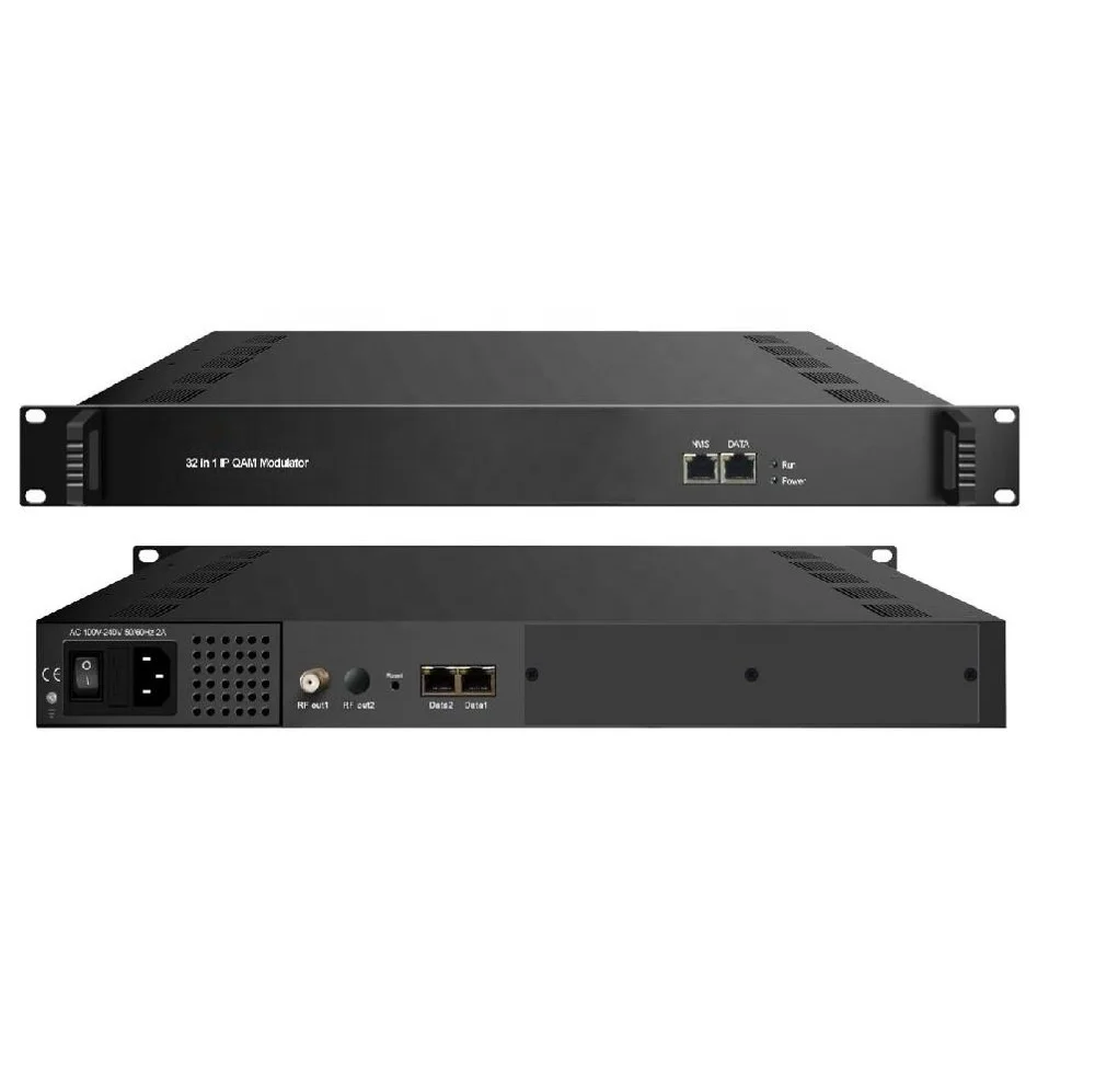 

Mux Scarmbling 3316 IP TV 16 Channel IP Qam Modulator Radio & TV Broadcasting Equipment