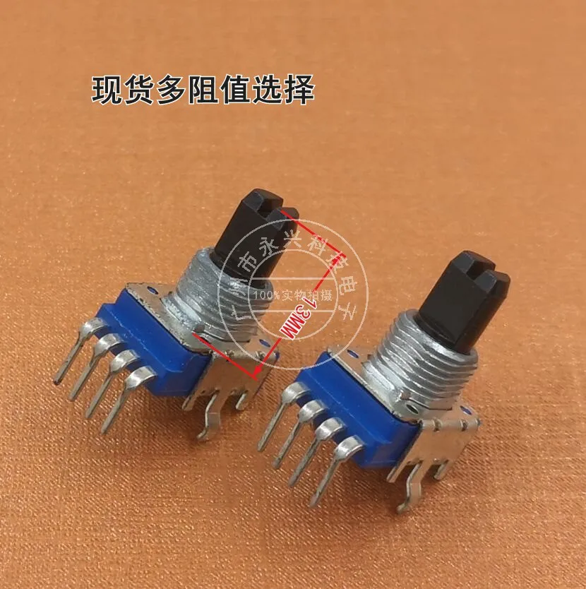 

3 шт., вертикальный Однорядный потенциометр RK11 B10K B103