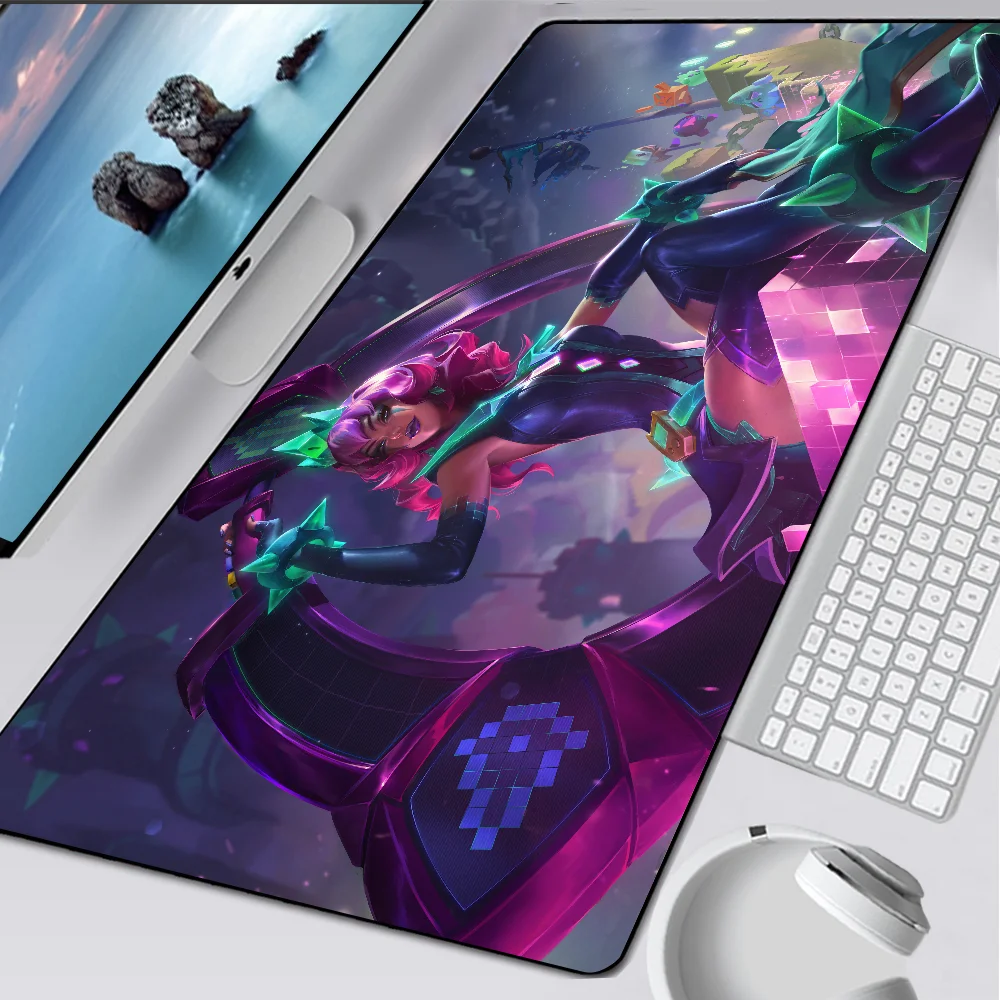Большой игровой коврик для мыши League of Legends qiyan, компьютерный коврик для мыши, компьютерный игровой коврик для мыши, коврик для ноутбука, клавиатура