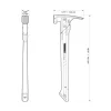 TOUGHBUILT TB-H1-1SBR-S20X/TB-H1-1SBR-S24X 20 OZ. 24 OZ. ShockStop Steel Rip Hammer Milled Face Hand Tools 6