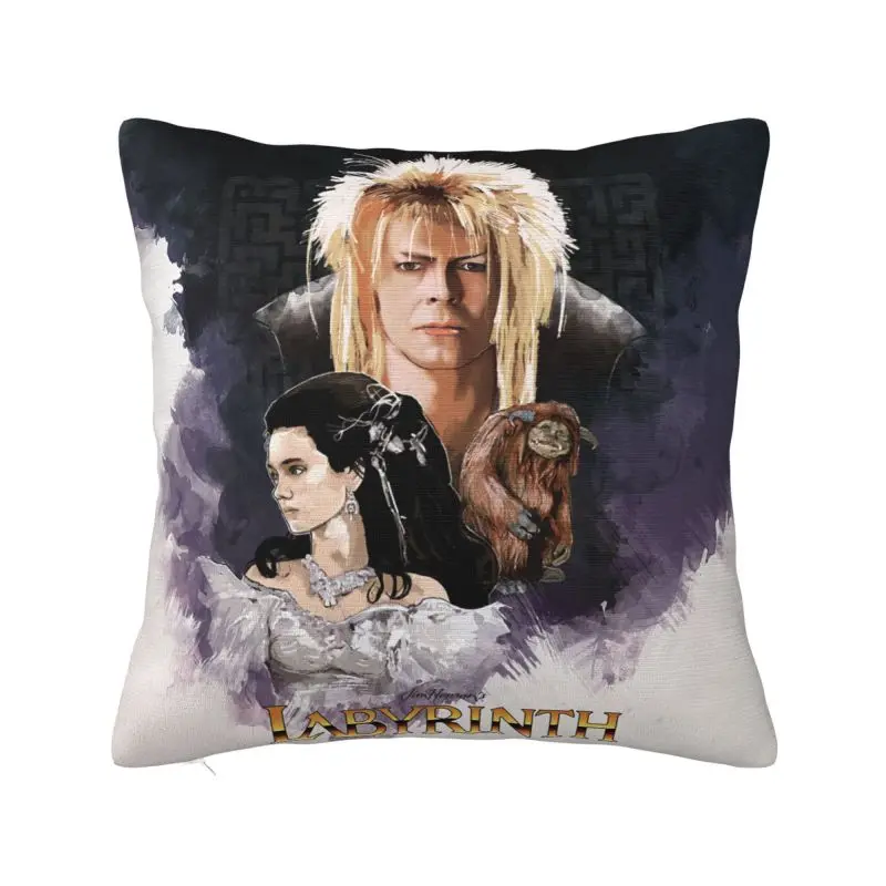 

Luxury Fantasy Adventure Movie Labyrinth Cushion Cover Velvet Pillow Case Home Decor