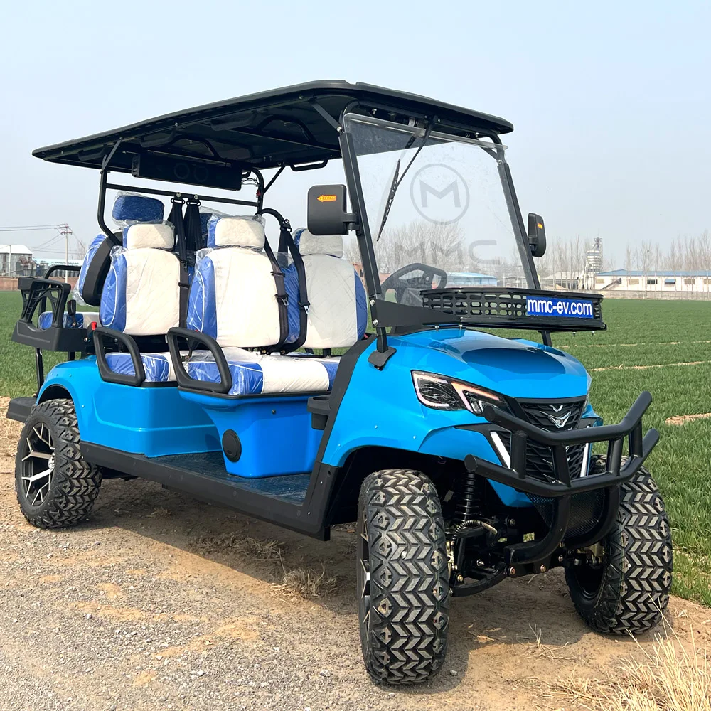 성인용 전기 4 륜 골프 카트, 신에너지 차량, 48V 리튬 전기 골프 카트, 5kw, 4 좌석