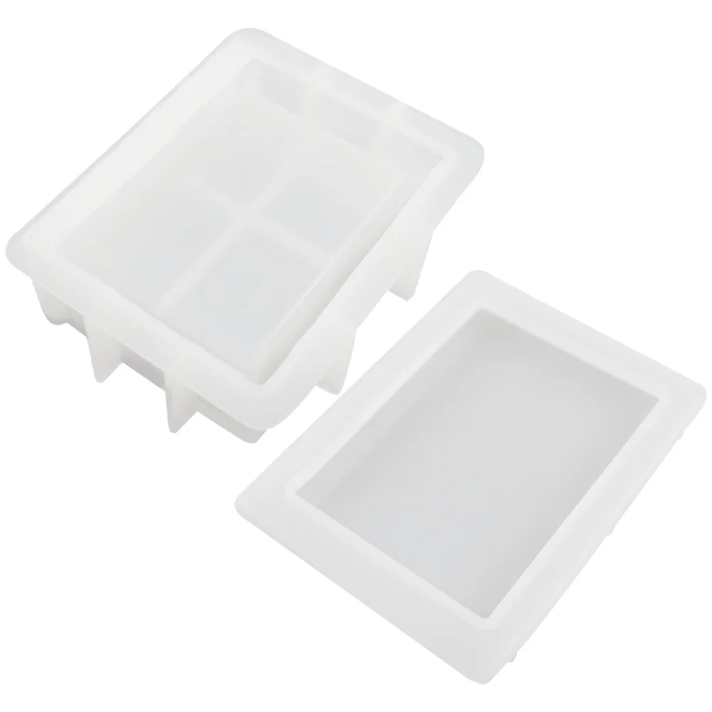 

Dice Tray Storage Box Mold Sea Decor Epoxy Silicone Casting Non Stick Flexible Tool