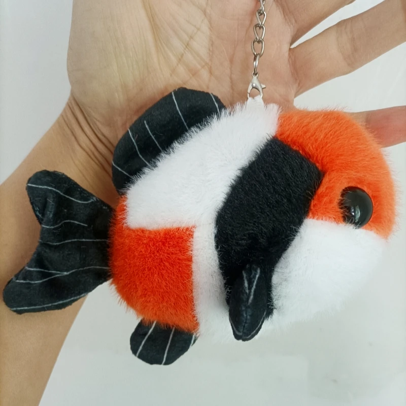 Şanslı Balık Anahtarlık Sevimli Peluş Küçük Koi Kolye Çanta Süsü Çift Hediyesi Sırt Çantası Aksesuarı Sevimli Anahtarlık