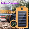 50000mAh Power Bank Fast Charging Outdoor Large Capacity External Battery Solar PowerBank Flashlight For iPhone Xiaomi Samsung 1