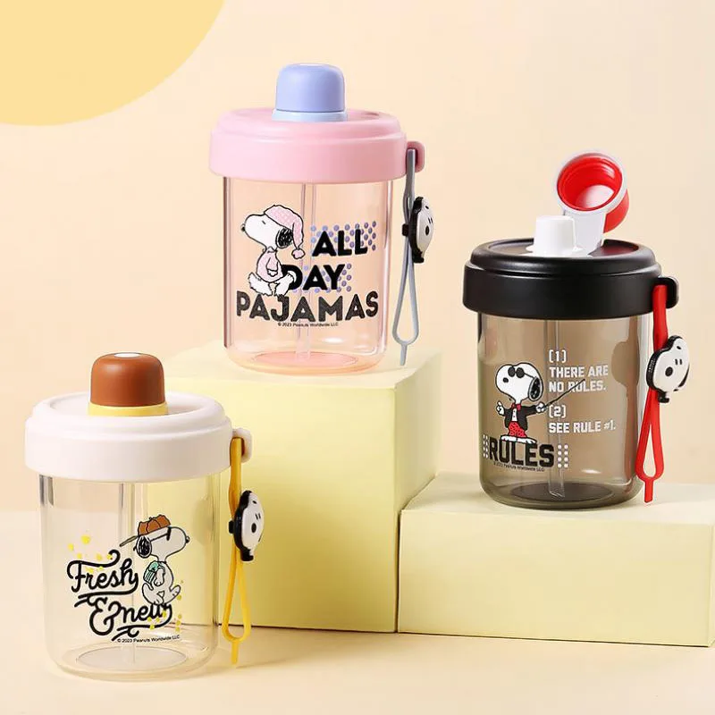 

Snoopyed High Face Value Pipette Cup New Creative Water Cup Ins Kawaii Portable High-Capacity Fashion Double Drinking Cup