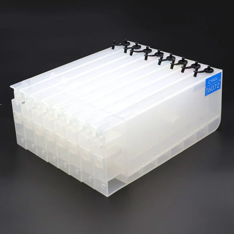 8 Color 4880 Empty Refillable Ink Cartridge For Epson Stylus Pro 4880 4800 4000 4450 4400 7600 9600 Printer 300ML T6071-T6079