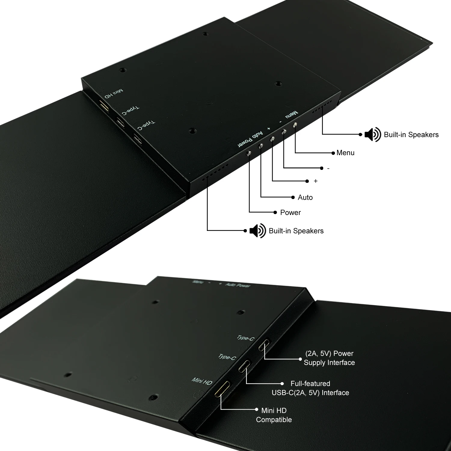 Wisecoco HYTE Y70 ̽ ޴ , PC ̸  ÷, CPU GPU µ ġ ũ, 14.5 ġ, 2.5K, 2560x720