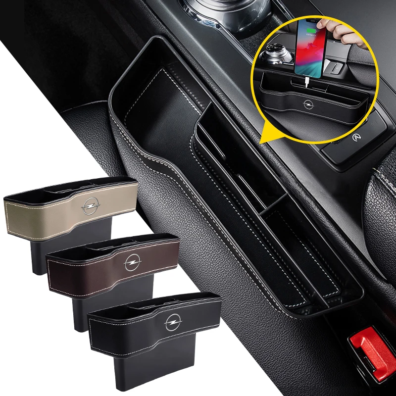 Car Seat Gap Storage Box Cup Holder For Opel Vauxhall Vectra Vivaro A