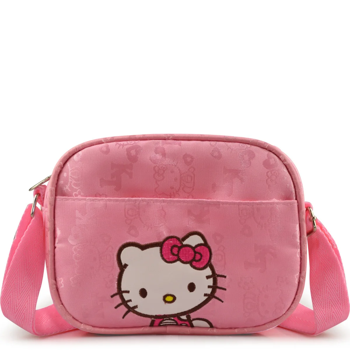 Hello Kitty Children's Exquisite Messenger Bag Pink Princess Small Bag Girl Cute Cartoon Small Shoulder Bag