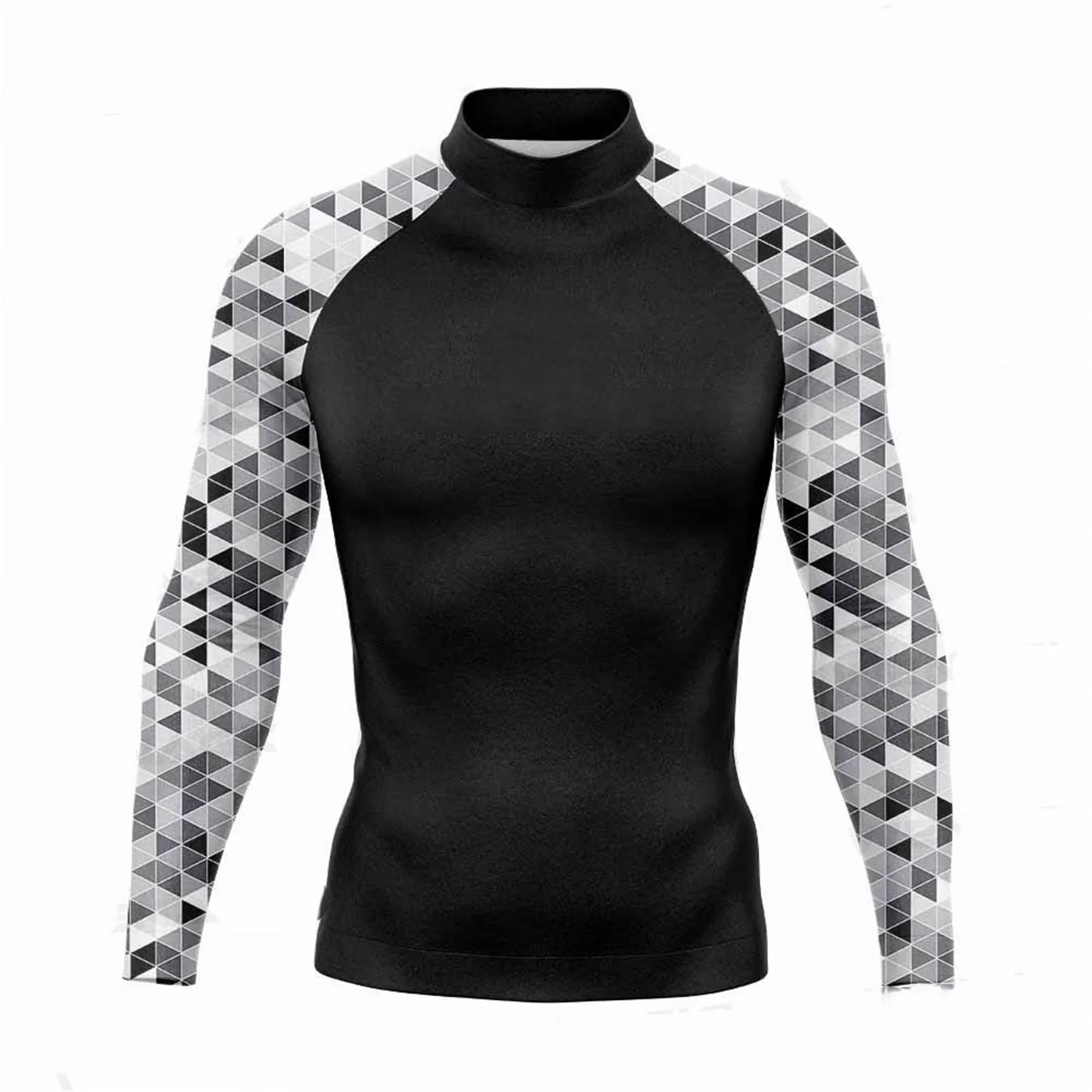 Men's Rash Guard Swim Shirts UPF 50+ UV Sun Protection Quick Dry
