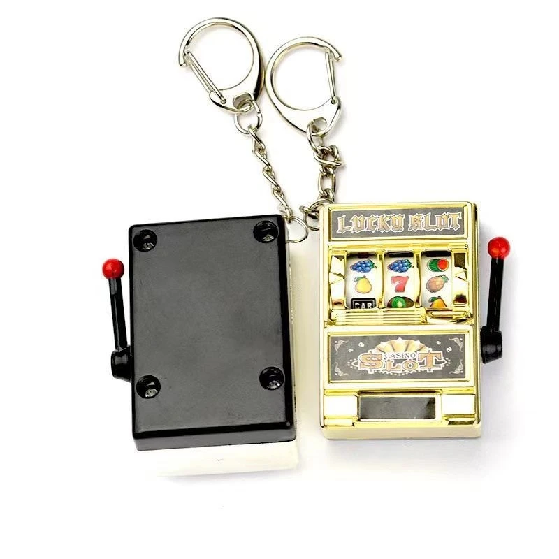 Lucky Shaker Pendant Game Machine, Lottery Machine, Keychain, Fruit Digital Childhood, Nostalgic Game Pendant