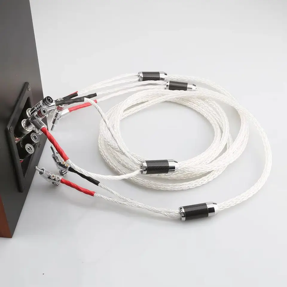 20 Pezzi Connettori Audio A Banana Per Altoparlanti Placcati In - Foto 3