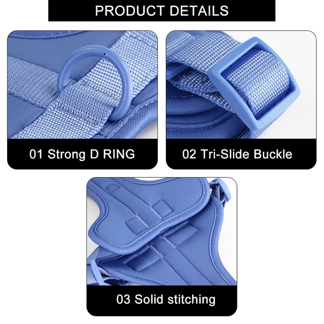 New Breathable Dog Harness Adjustable Chest Strap Outdoor Walk Leisure Harness for Small Dogs Medium Pet Accessories 3