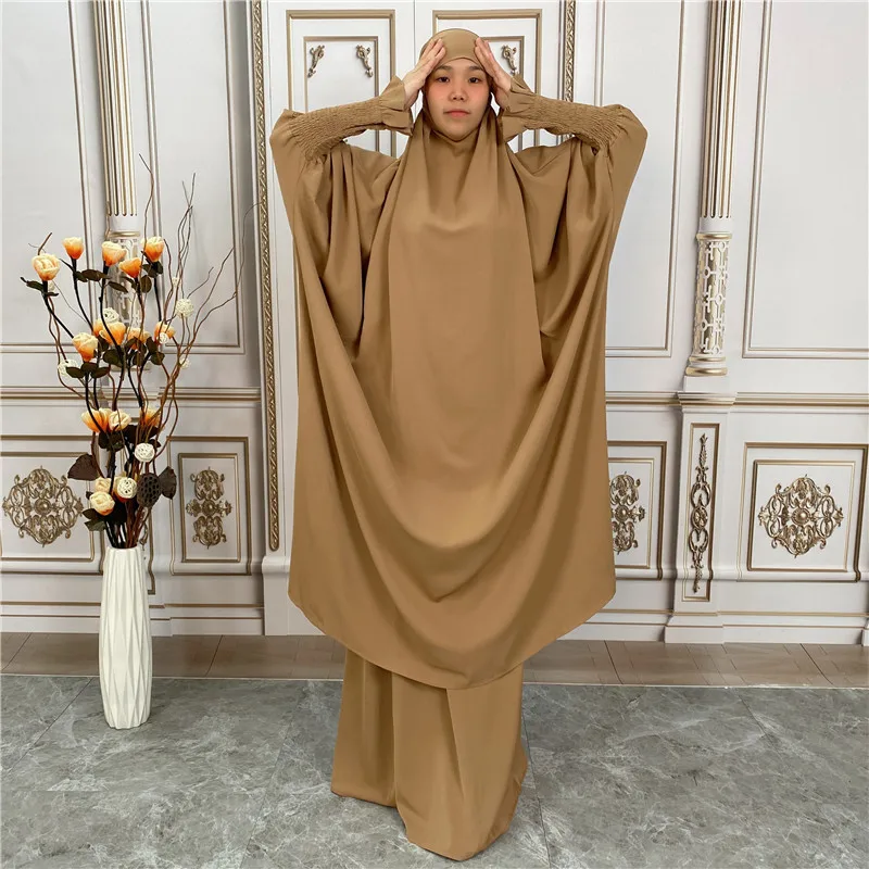 ensemble-2-pieces-pour-femmes-musulmanes-robe-hijab-vetement-de-priere-abaya-long-tiens-imar-voile-jupe-ramadan-eid-abayas-islam-vetements-robe-caftan