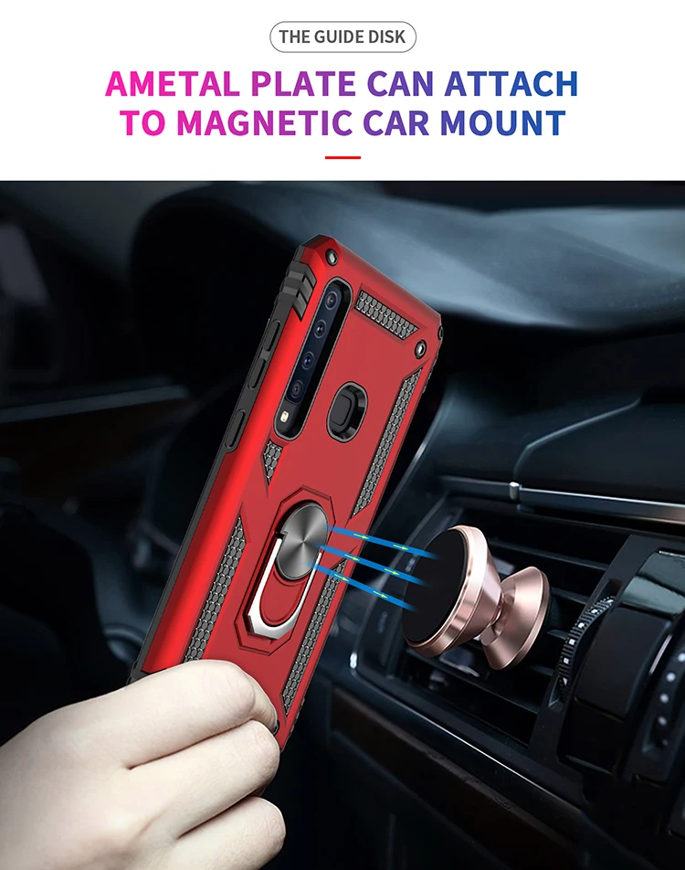 Rugged Drop-Proof Protective Phone Case with Kickstand