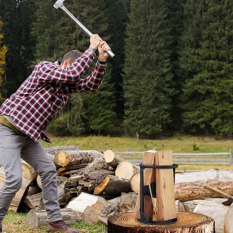 🔥 Cortador de Leña - FIREWOOD KINDLING SPLITTER 🔥 Hecho a Mano Hierro  Fundido