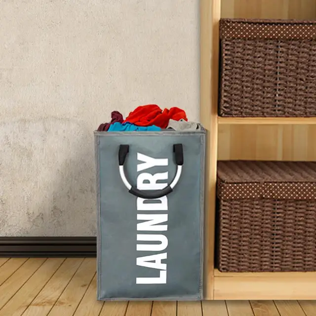 Mosodai Kosár Összecsukható Vízálló Nagy Kapacitású Oxfordi Kendő Háztartási Mosoda Tároló Táska Otthoni Szervezetek Szervezőinek