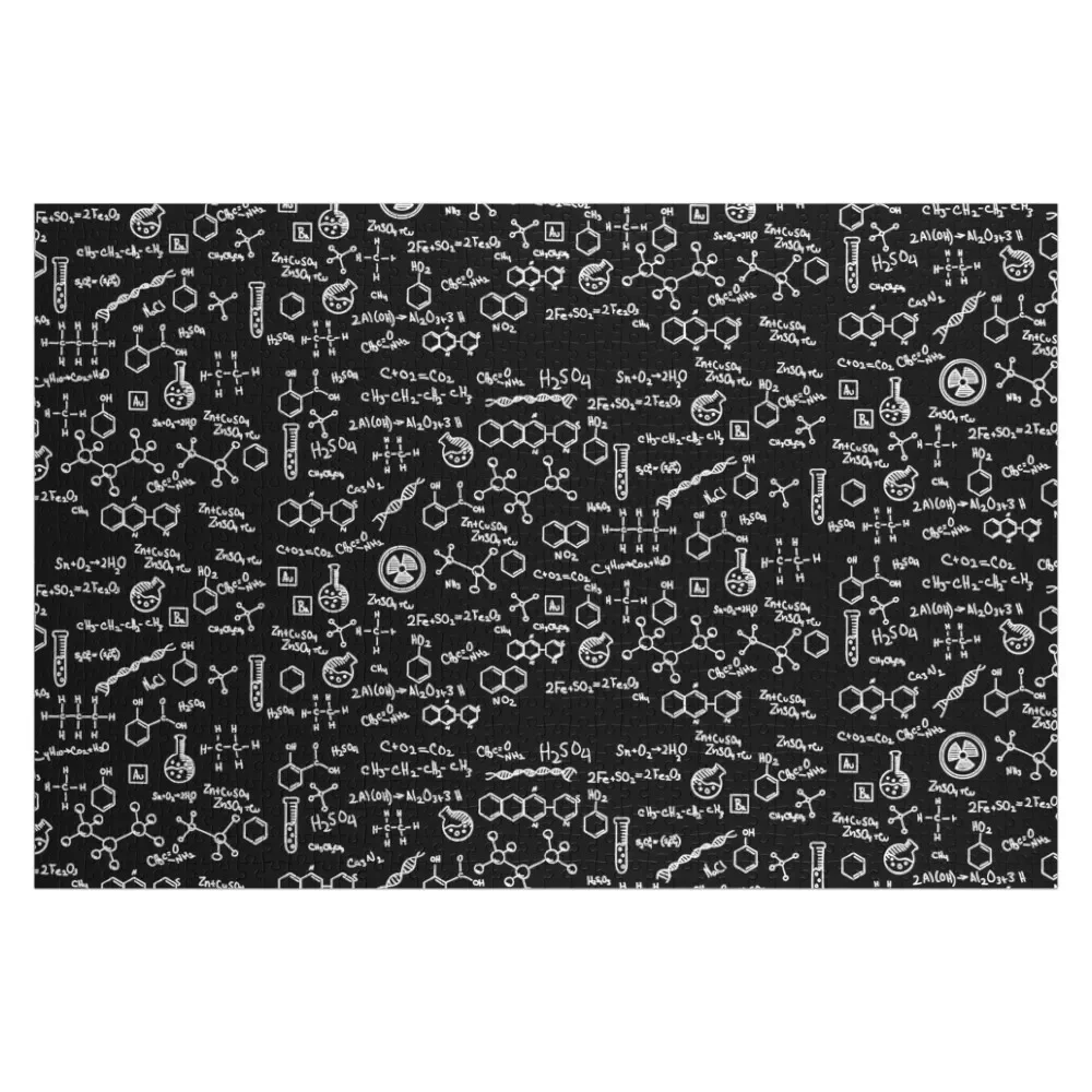 

Science Chemistry Pattern Jigsaw Puzzle Personalised Toys Custom Child Puzzle