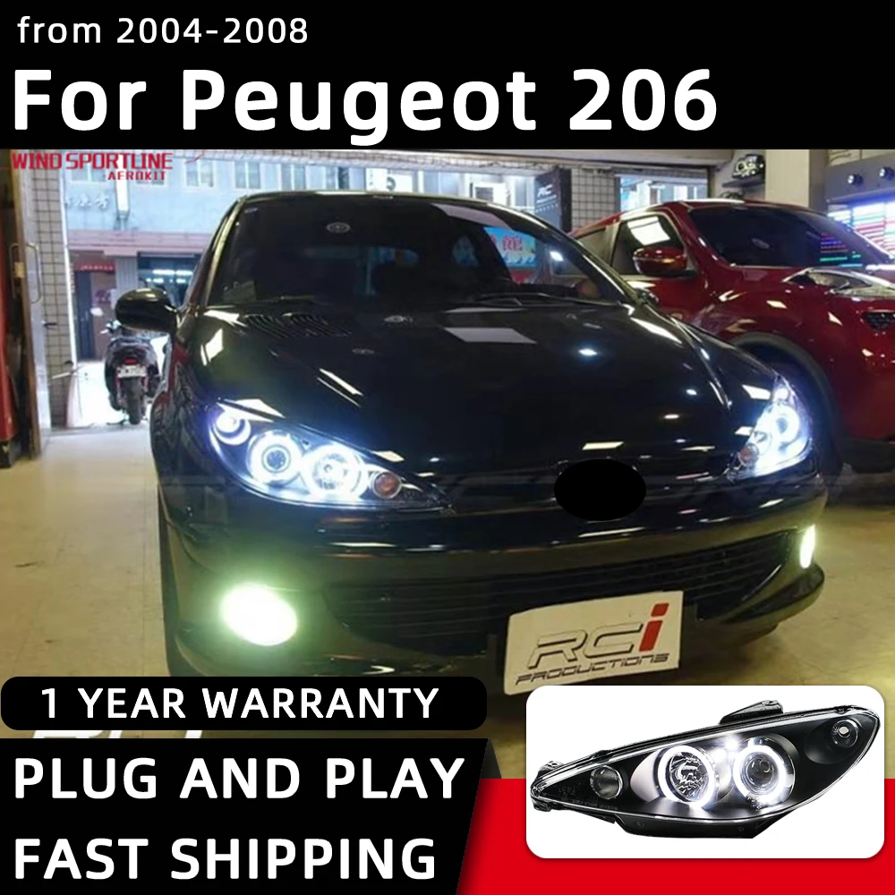 Peugeot 206 プジョー 206 右 ヘッドライト｜プジョー用