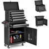 Chest,5-Drawer Rolling Storage Cabinet with Enhanced Packaging, Detachable Top Box, Metal Tool Cart 1