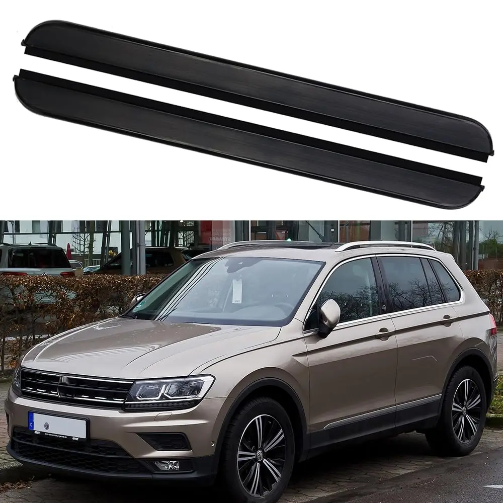 

High Quality 2PCS Running Boards Side Step Nerf Bars Fits For VW Tiguan 2017-2023