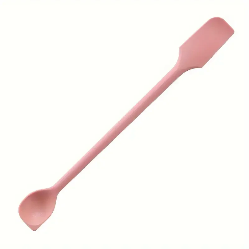 1PC Silicone Mini Spatula Double Headed Scraper Cosmetic Jam Cream Deep Bottle Mini Spatula Lengthened Small Tip Spa Makeup Tool silicone spatula cake decorating tools cream spatula silicone scraper cake spatula kitchen spatula silicone cookware