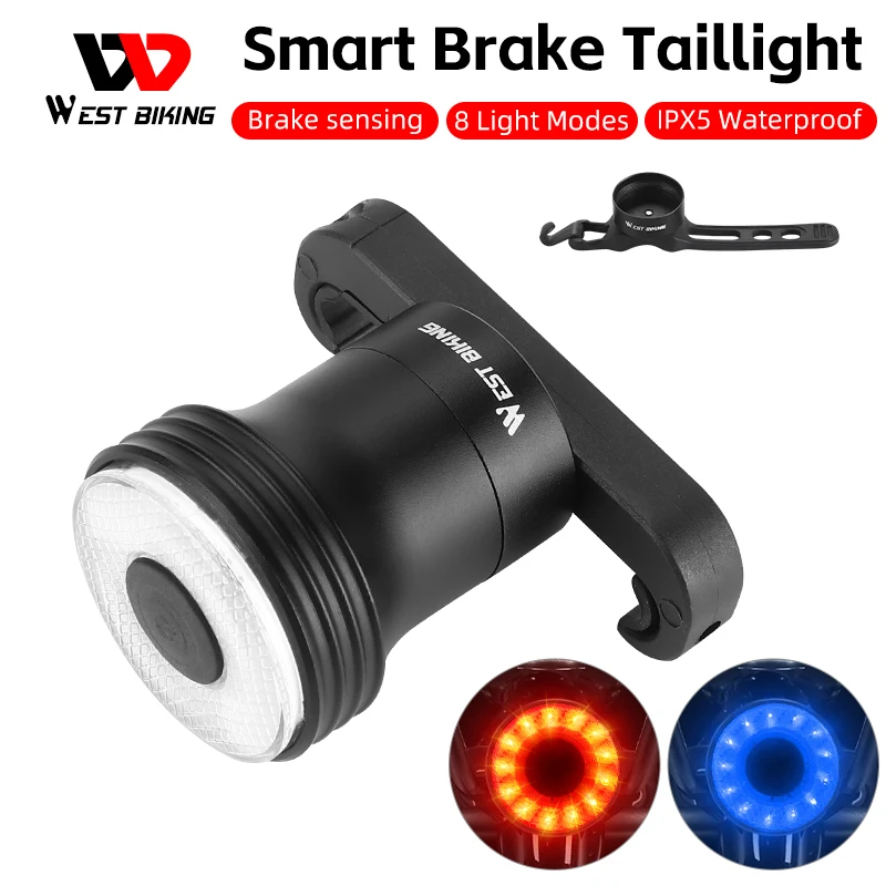 

Фонарь задний велосипедный с USB-зарядкой и датчиком яркости