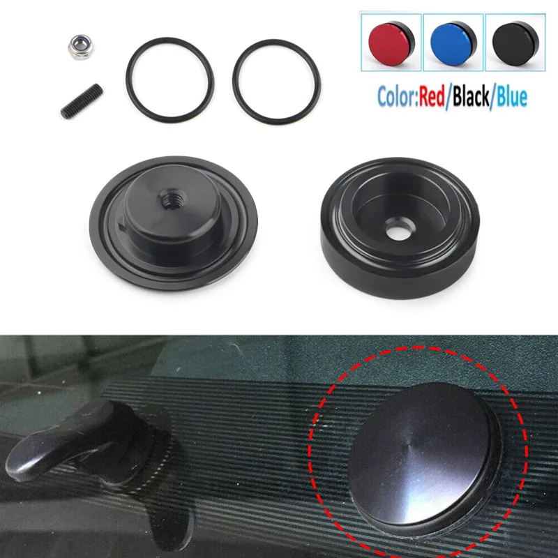 

1 Set Car Rear Wiper Delete Kit Block Off Plug Cap For Honda Civic Si 2002-2004 2005 Acura Integra 1990-2001 RSX 2002-2006