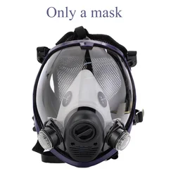 Enhanced Full Face Industrial Respirator Mask with 40mm Activated Carbon Filter (Spherical Mask - 1pcs)