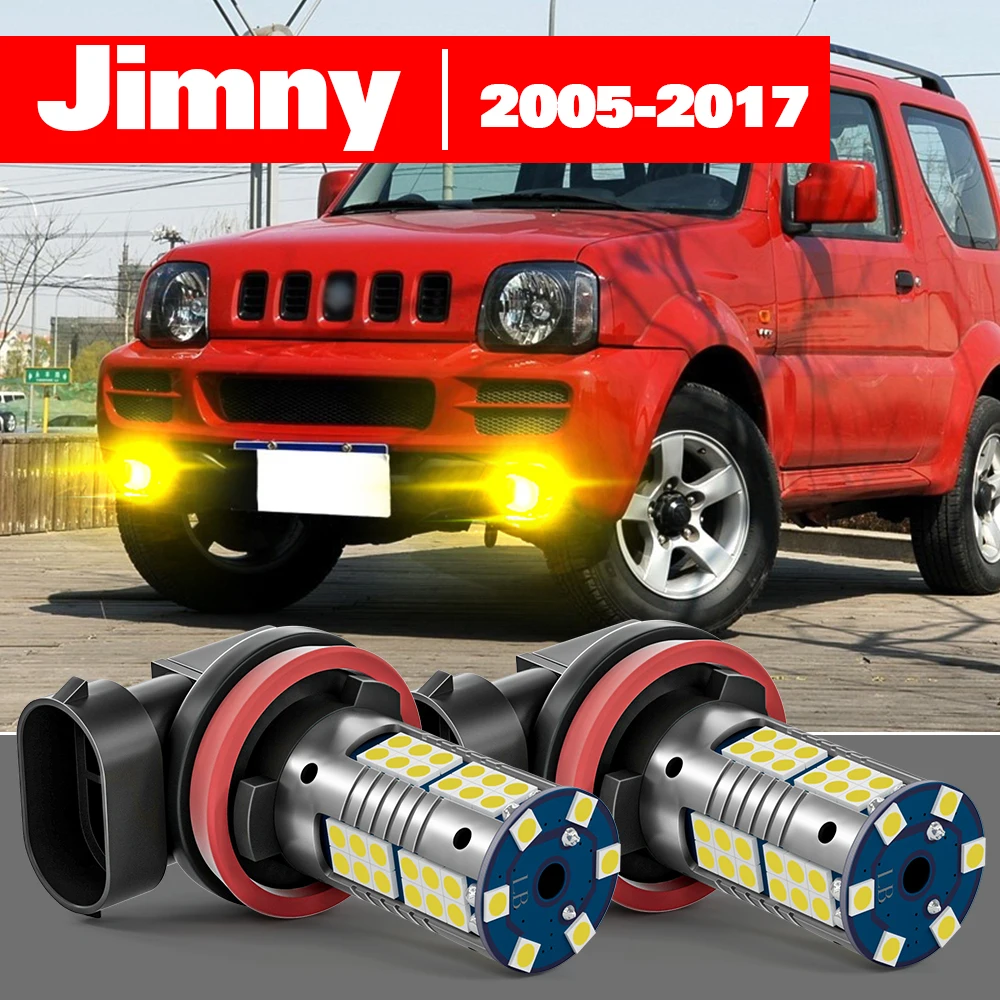 

For Suzuki Jimny 2005-2017 2pcs LED Fog Light Accessories 2006 2007 2008 2009 2010 2011 2012 2013 2014 2015 2016
