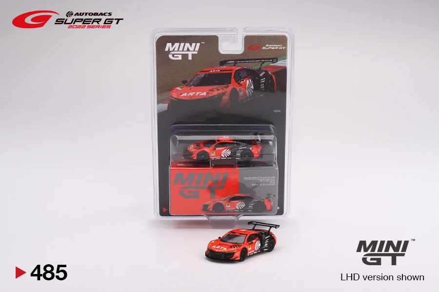 

MINIGT 1:64 Honda NSX GT3 EVO22 #55 ARTA 2022 Super GT Series MGT00485-L Favorite Models Car Friends Gifts Collect Ornaments