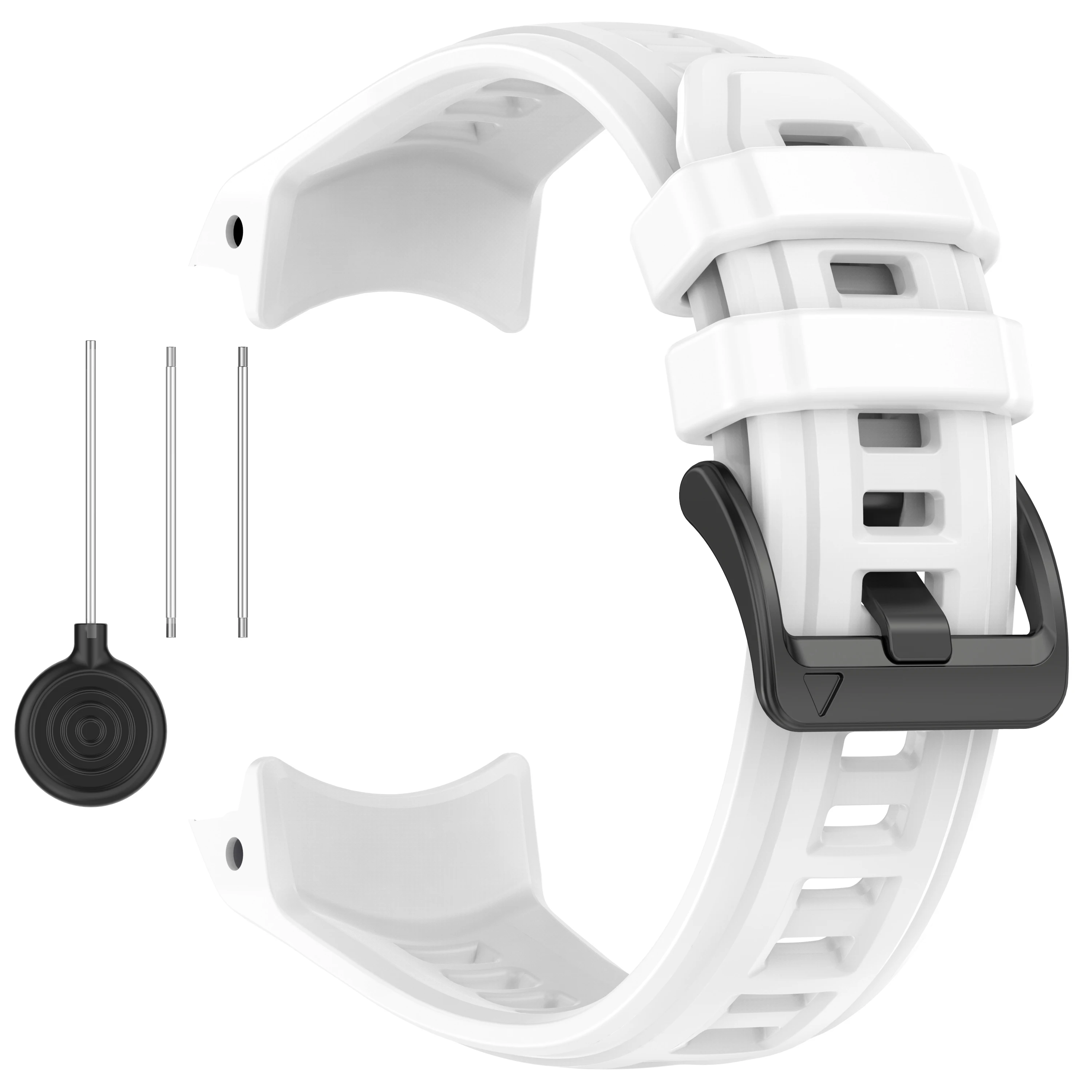Breathable Sporty Silicone Loop Watch Strap - 22/26MM