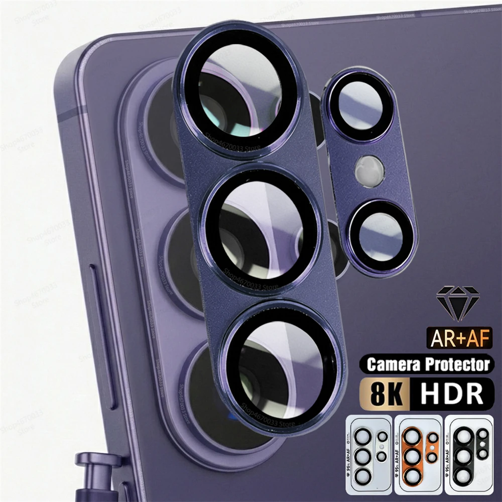 8K HD Metal Camera Lens Protection Glass Cover - Tempered Glass Phone Accessory