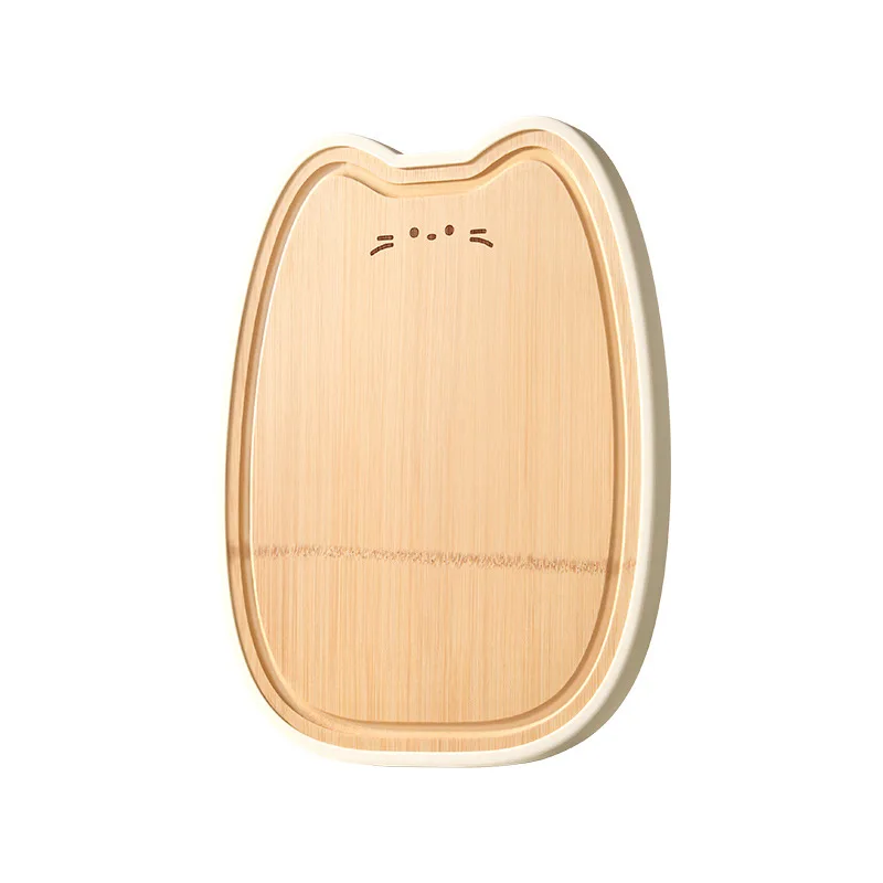 Bamboo chopping board anti-mould and antibacterial household double-sided cutting board kitchen auxiliary fruit plate