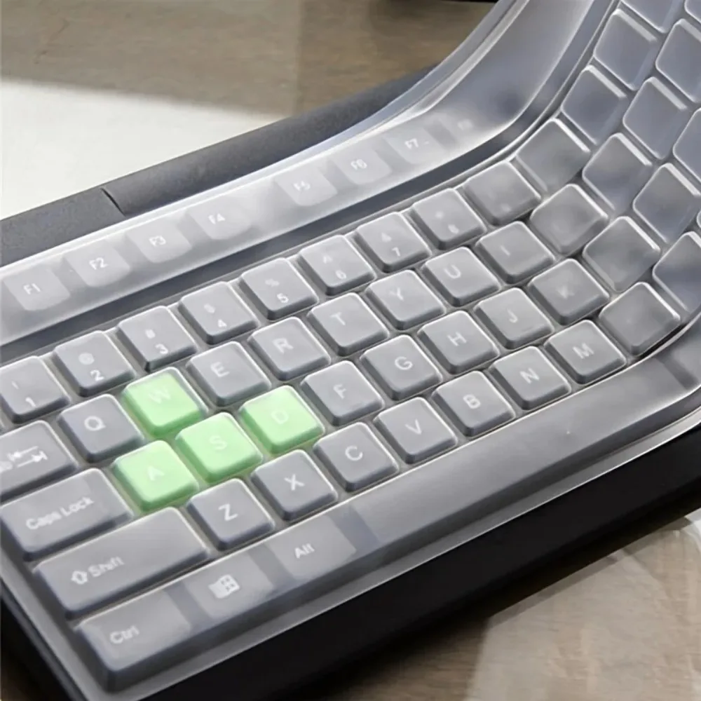 Protector de silicona Universal para teclado, cubierta transparente de Gel de sílice para escritorio, cubierta transparente para teclado, 1 ud.