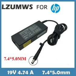 19V 4.74A 90W 7.4*5.0MM AC Laptop Adapter Power Supply For HP Pavilion DV3 DV4 DV5 DV6 6535S 6570B 6910P ProBook 430 G1 G2