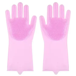 Sure, here's an enhanced product title for you:

Silicone Hair Removal & Cleaning Glove for Pet Grooming and Bathing (Pink)