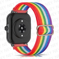 Bohemian Pride Shiny Elastic Strap Bracelet, Universal Fit 20mm/22mm Bands for 22mm watch band (Colorful 11)