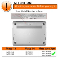 Coque rigide pour ordinateur portable, Huawei Matebook D14 D15/Mate Ple13 14/X Pro 13.9 256, Magicbook Honor 14 15 16.1 2