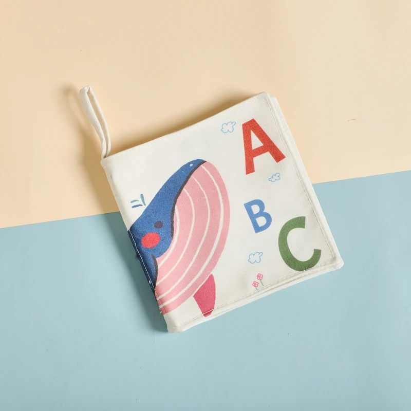 Baby Montessori Spielzeug Tier Tuch Sensorischen Buch Baby Cartoon Tier Erkenntnis Weiche Buch mit Spiegel Frühen Lernen Spielzeug – Detail 16