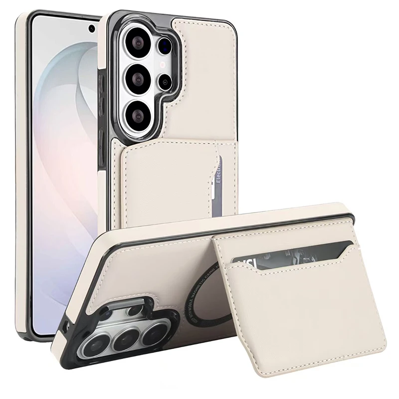 Multifunctional Magnetic Card Holder Phone Case with Enhanced Protection