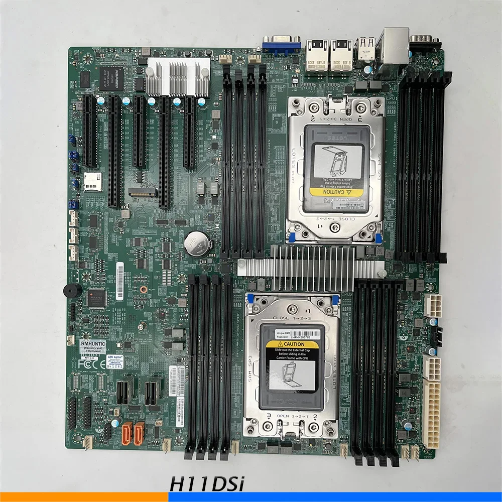 H11DSi Server Motherboard For Supermicro M 2 IPMI E ATX 10 SATA Support 7542 7702 7742