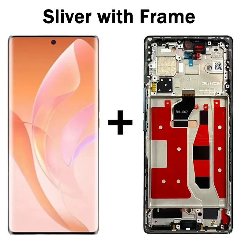 6.67'' AMOLED New For Huawei Honor 70 Honor70 FNE-AN00 FNE-NX9 LCD