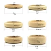 6 Pcs Unfinished Bangles Bracelet Natural Round Wooden Ring for Art & Craft Project DIY Jewelry Making 6