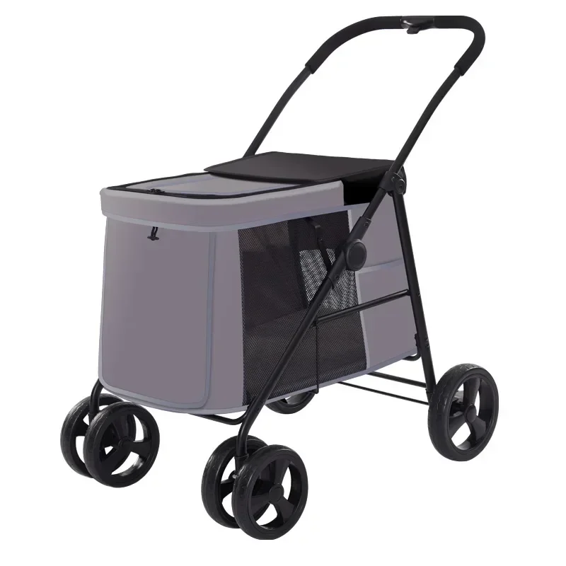 

Extra large outdoor pet cart for dogs, universal large dog pet cat cart, foldable Pet Strollers