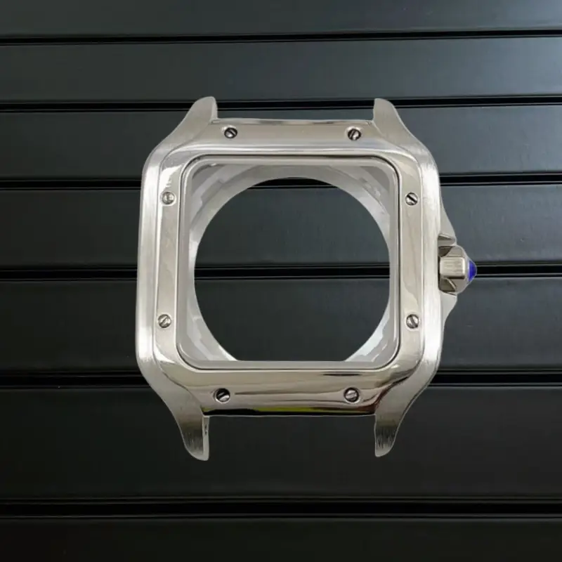 38mm Square Watch Case 316L Steel Strap Watch Repair Modification No Logo 27mm Dial for Sandoz NH36 NH35 NH70 Automatic Movement - Image 33