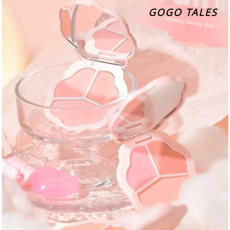 

Gogotales 3Color Blush Palette Velvet Matte Natural Cheek Tint Contouring Long-lasting Waterproof Face Makeup