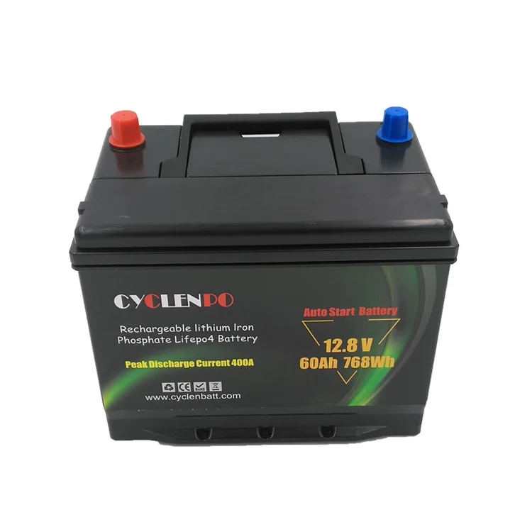 Batteria 12 V 60 Ah Di Avviamento Delle Batterie Automatiche Su Misura Fabbrica Per L'Automobile