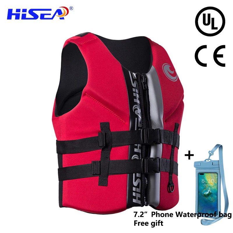 Lifevest Adult Neoprene Life Jackets Swimming Floating Vest Lifejacket